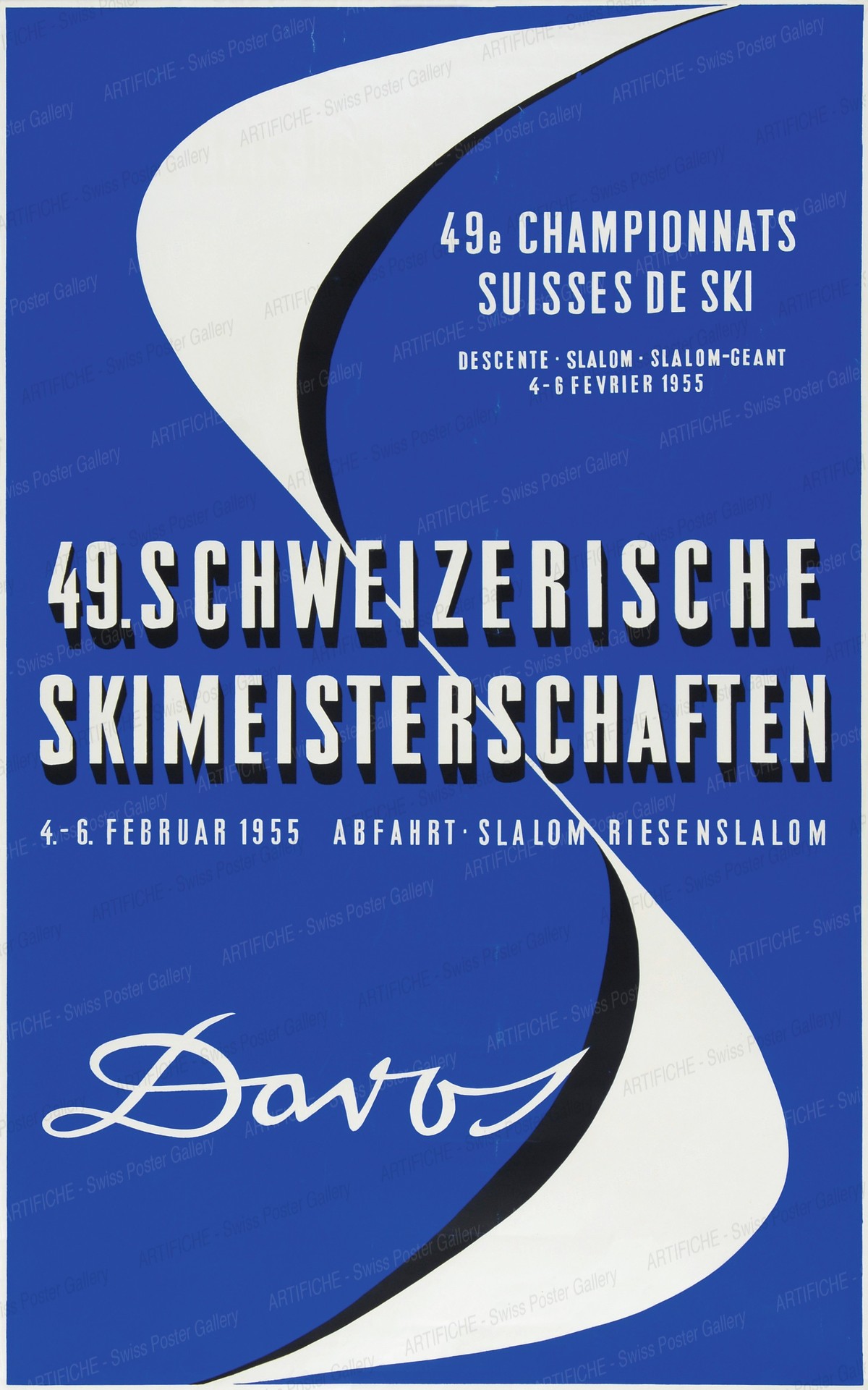 DAVOS 49. Schweizerische Skimeisterschaften, Willy Trapp