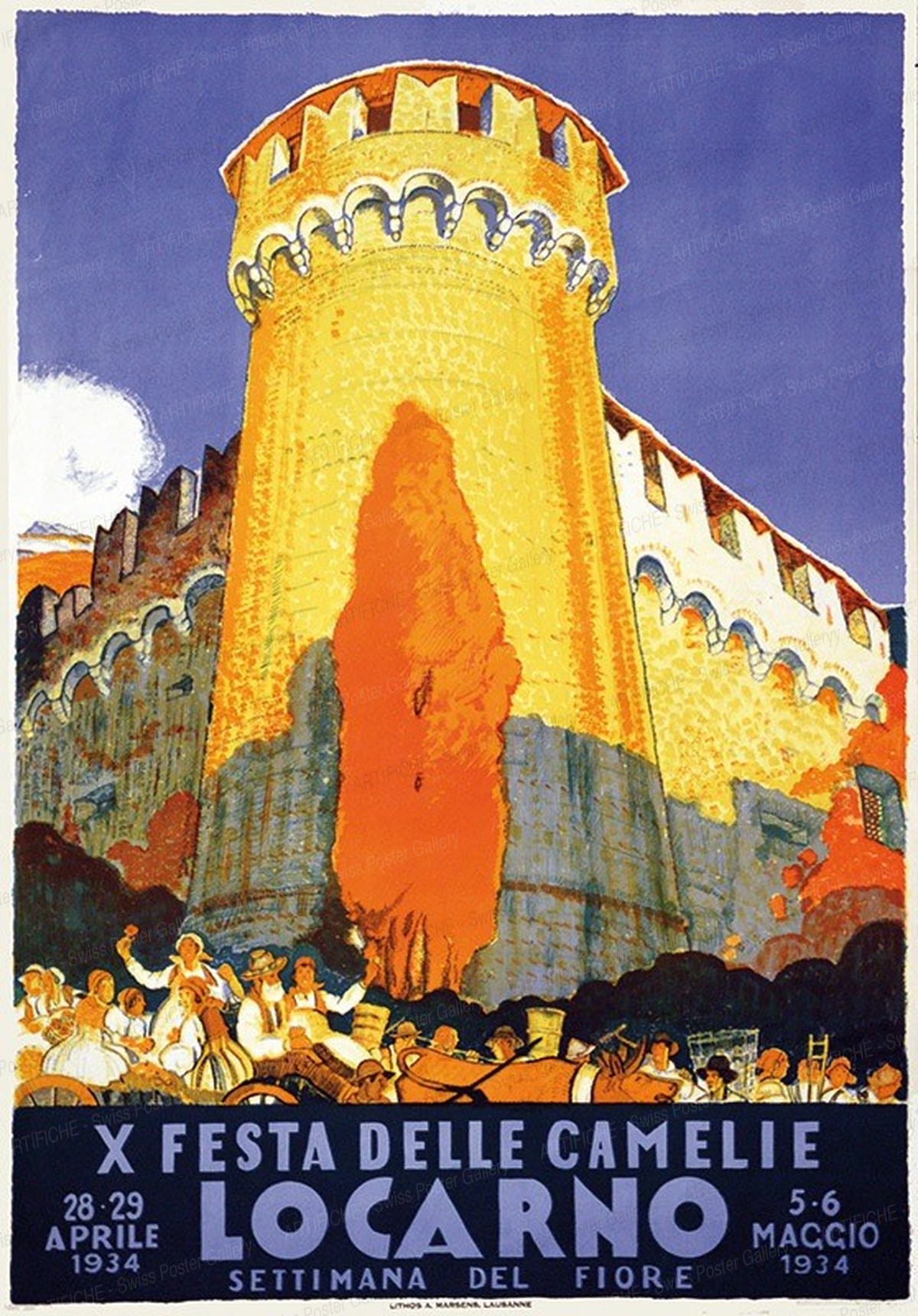 LOCARNO – X. Festa delle Camelie – Settimana del fiore 1934, Daniele Buzzi