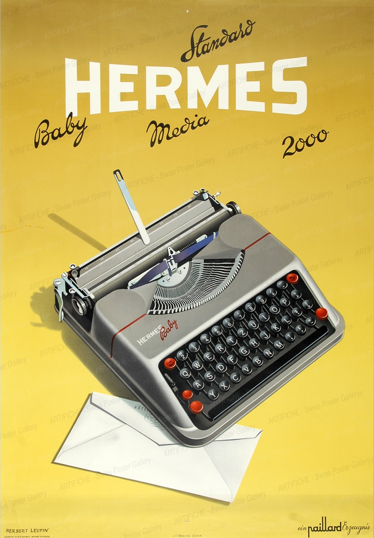 HERMES – Baby Standard Media 2000 – Ein Paillard Erzeugnis, Herbert Leupin
