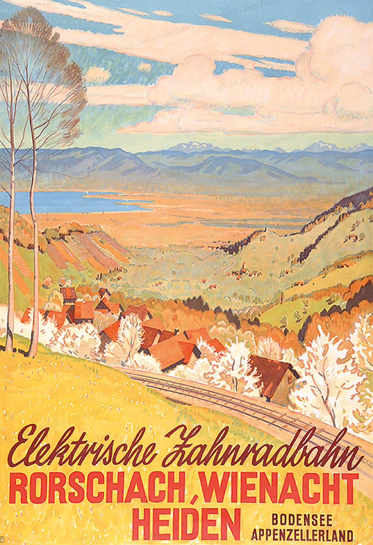Elektrische Zahnradbahn Rorschach, Wienacht, Heiden – Bodensee Appenzellerland, Wilhelm Friedrich Burger