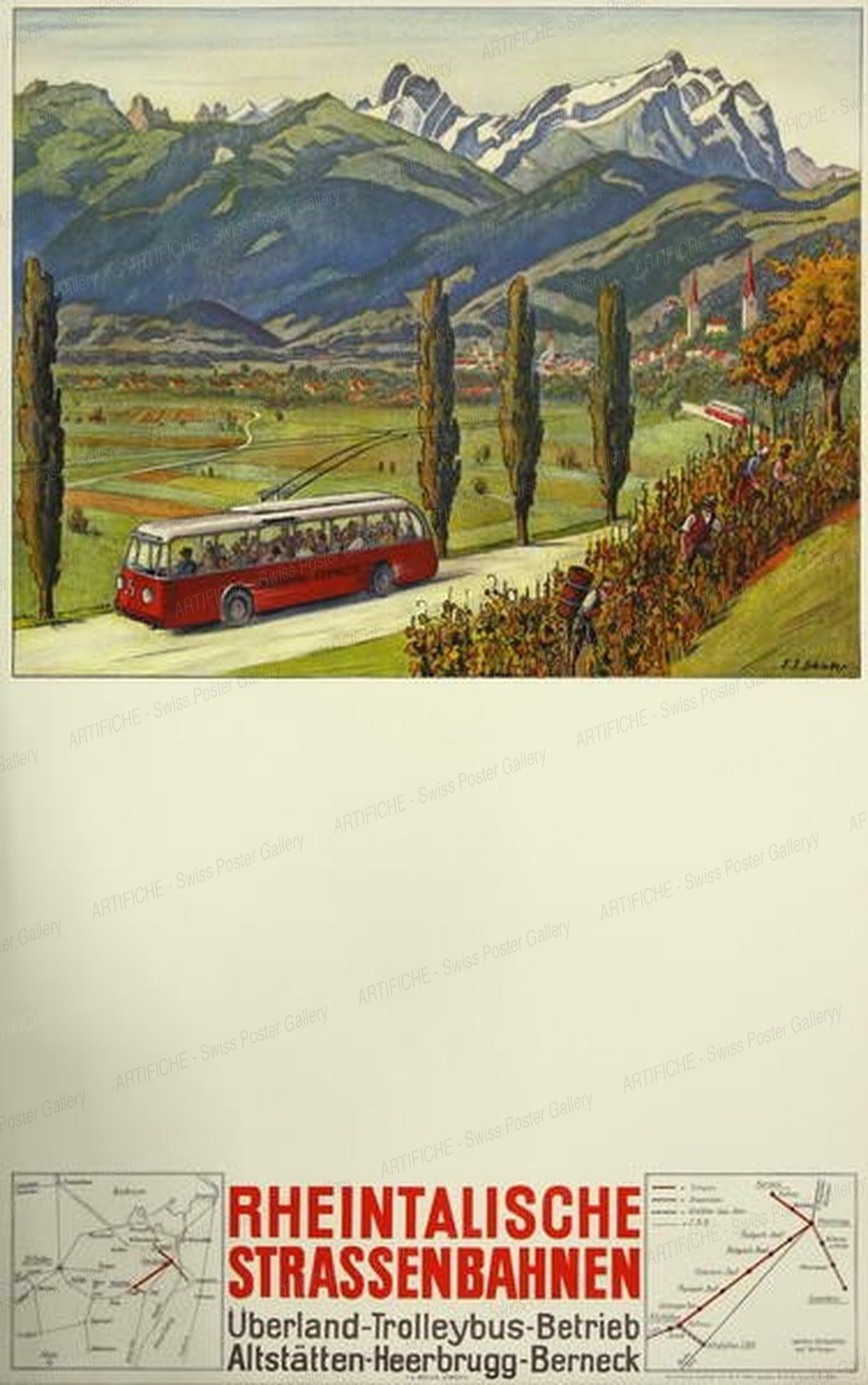 Rheintal Tramways, Ernst Emil Schlatter