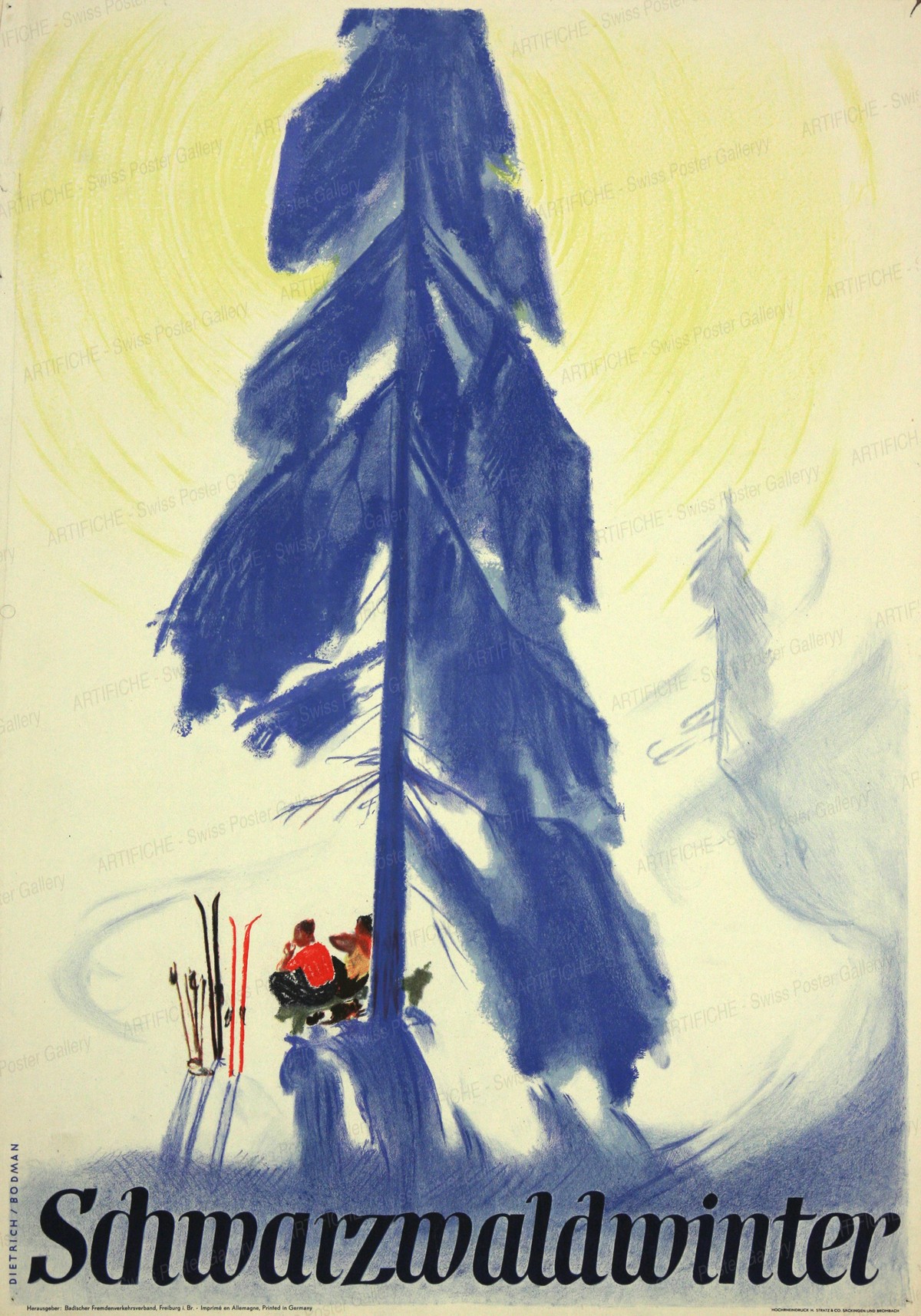 Winter in the Black Forrest, Dietrich Bodmann