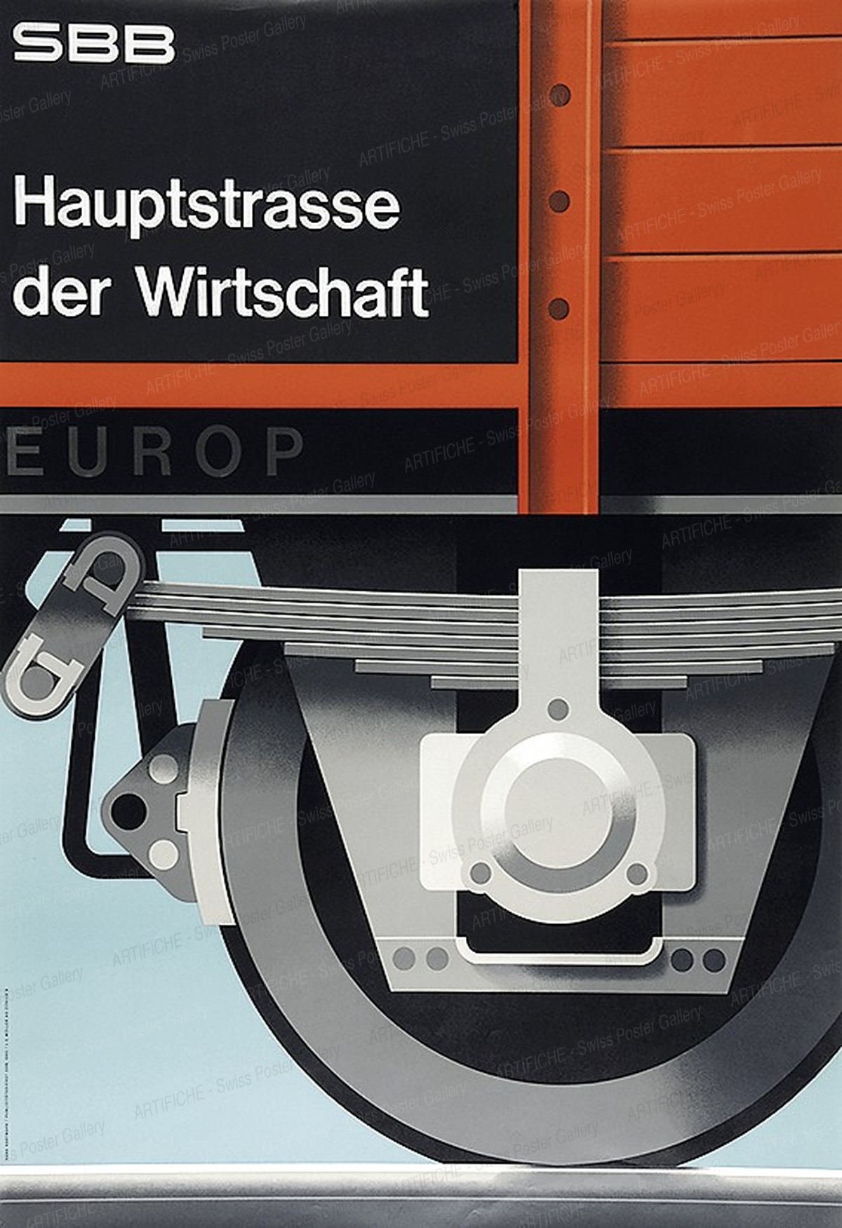 Swiss Federal Railways – main artery of the economy, Hans Hartmann