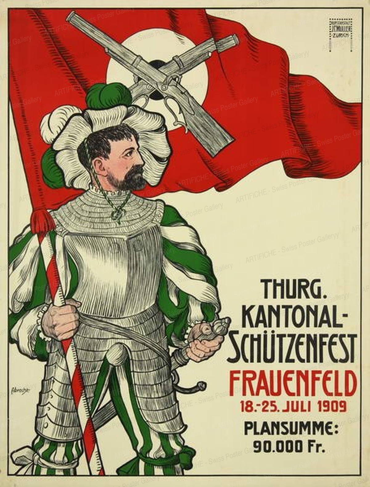 Thurg. Kantonalschützenfest Frauenfeld – 18. – 25. Juli 1909, Abrecht