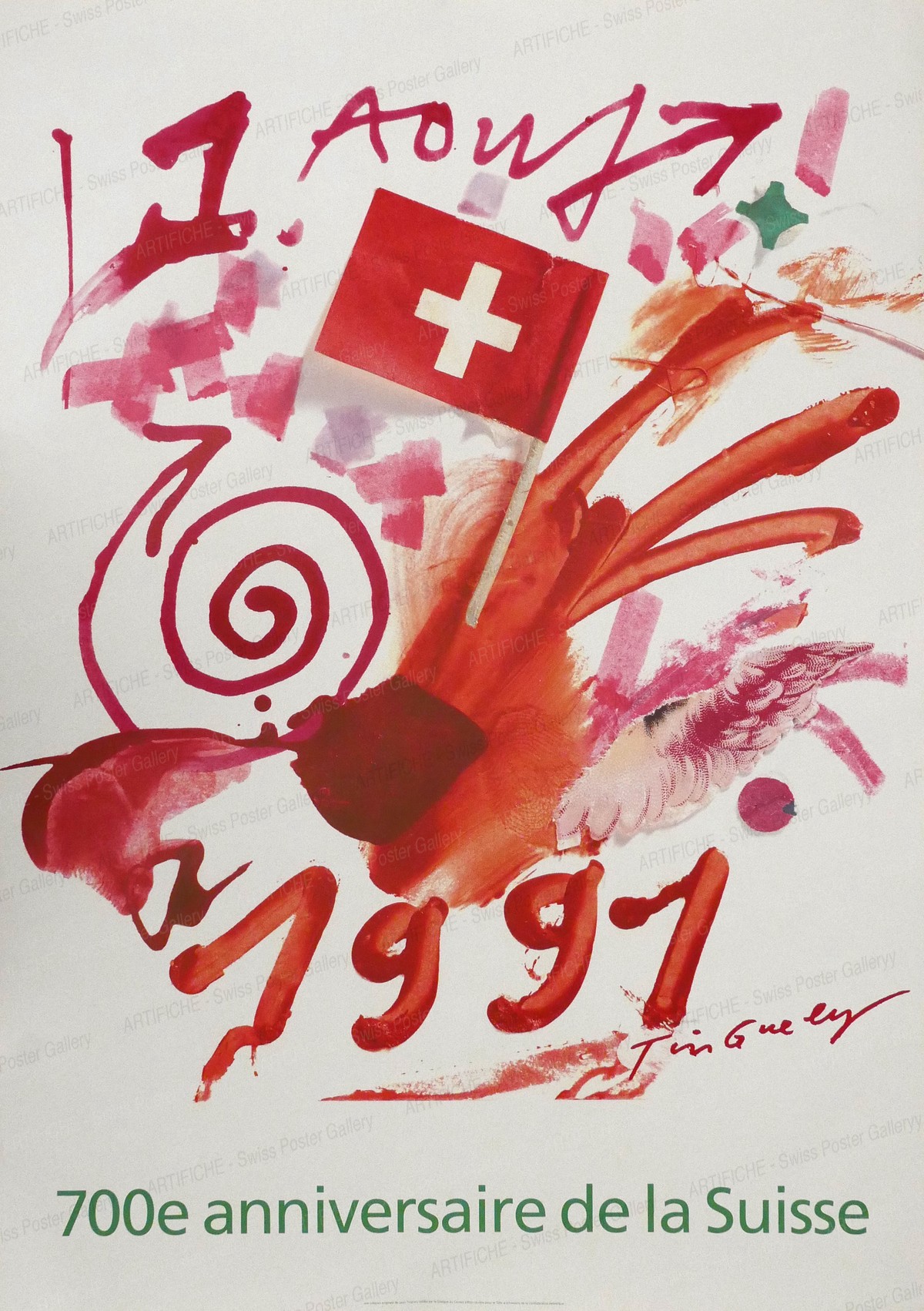 700e anniversaire de la Suisse – 1 Aout 1991, Jean Tinguely