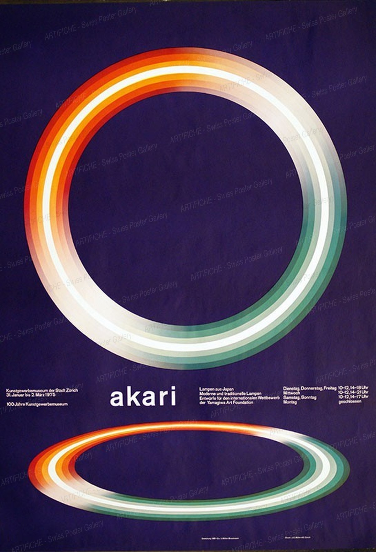 Akari – Kunstgewerbemuseum Zürich, Josef Müller-Brockmann