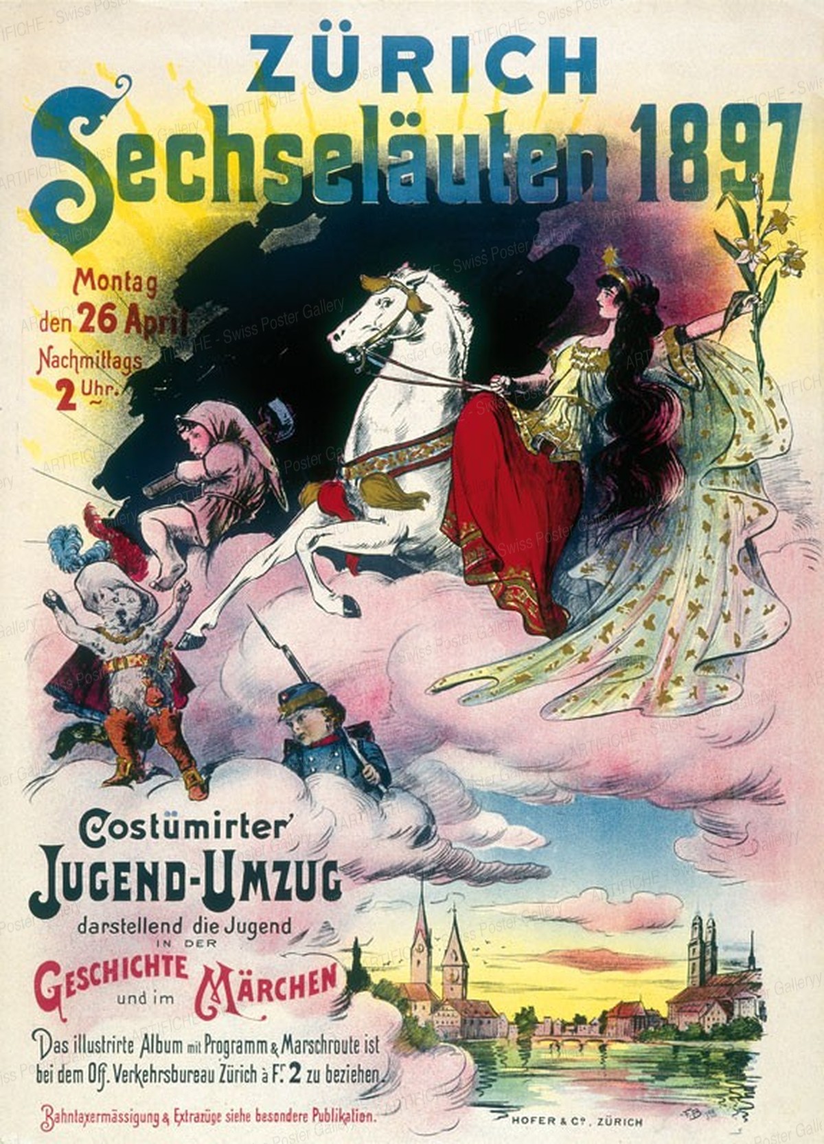 Zurich Guild Parade 1897, Fritz jun. Boscovits
