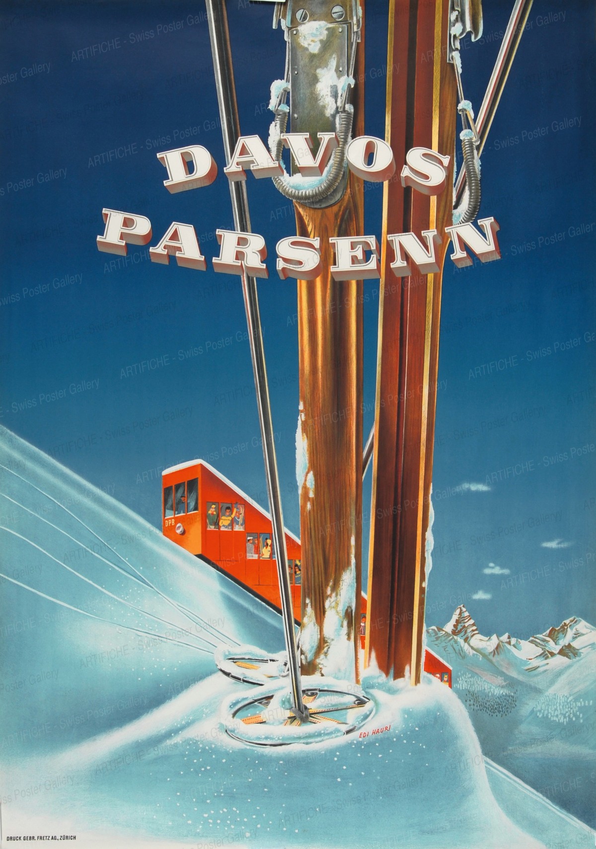 Davos – Parsenn – Switzerland – Suisse, Edi Hauri