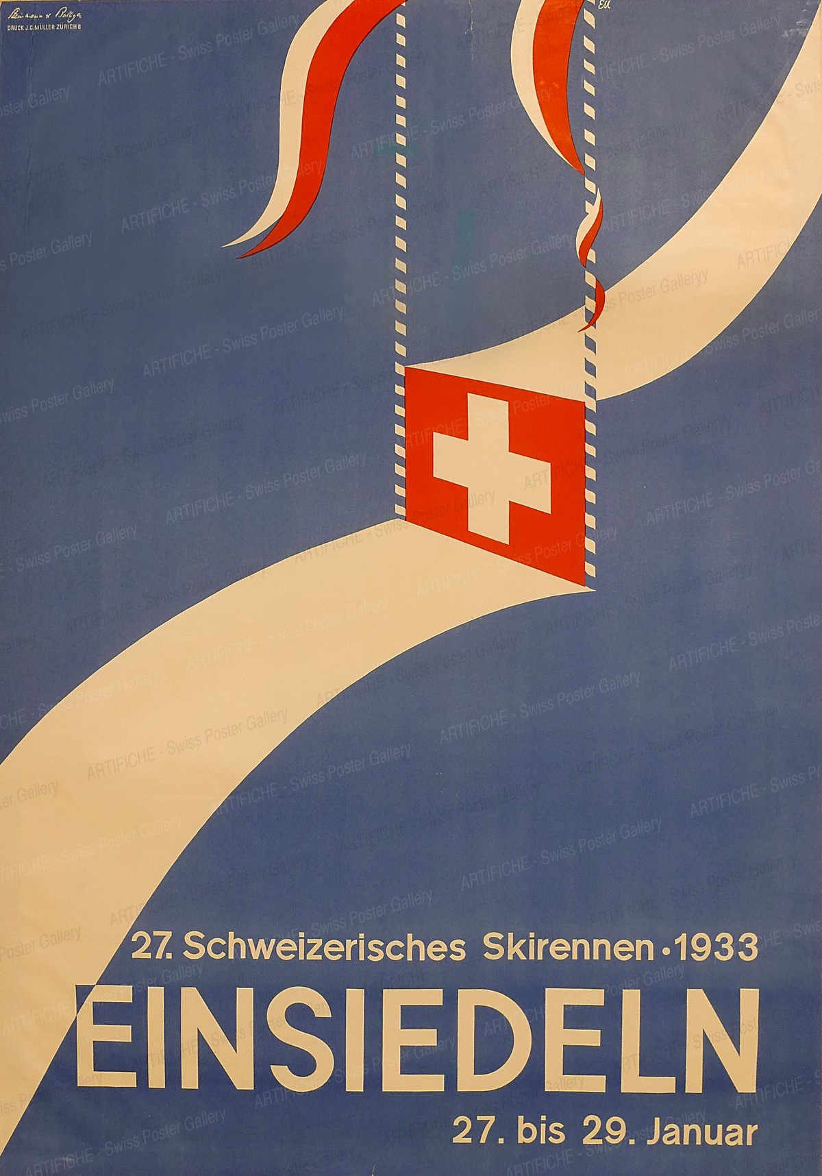Einsiedeln – 27. Schweizerisches Skirennen 1933, Steinmann & Bolliger