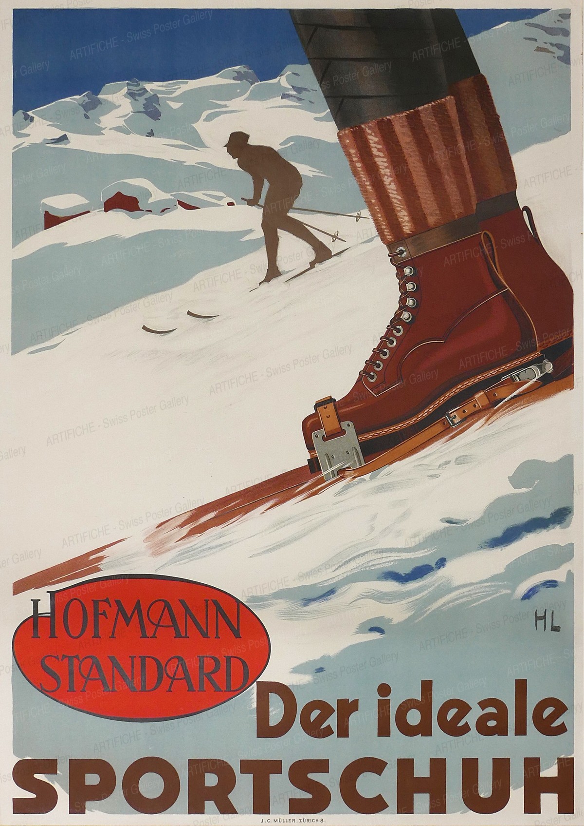 Hofmann Standard – the ideal sports shoe, Hans Lehmann