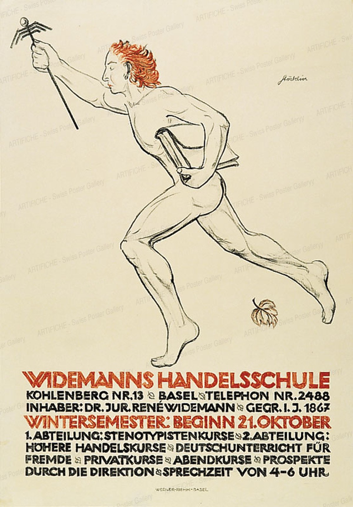 Widemanns Handelschule Basel, Robert Stöcklin