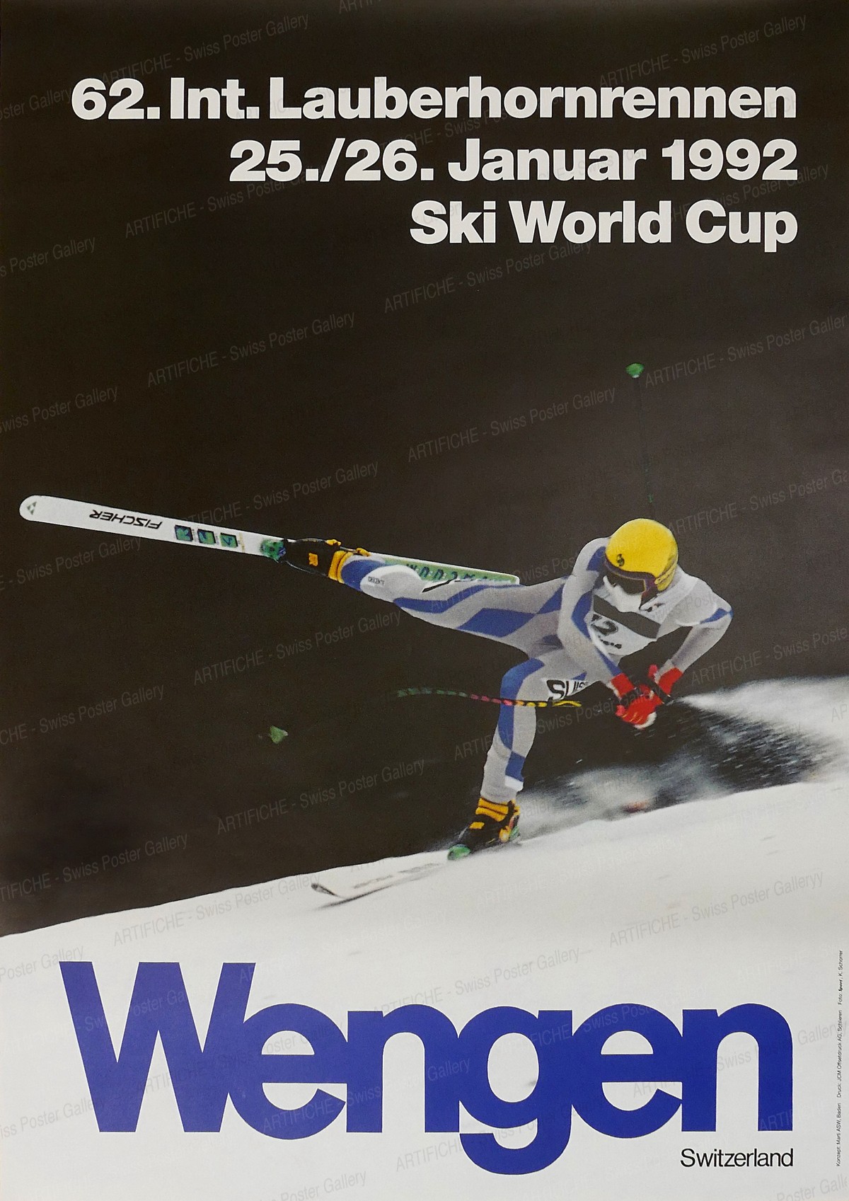 Ski World Cup Wengen 1992, Ueli Marti