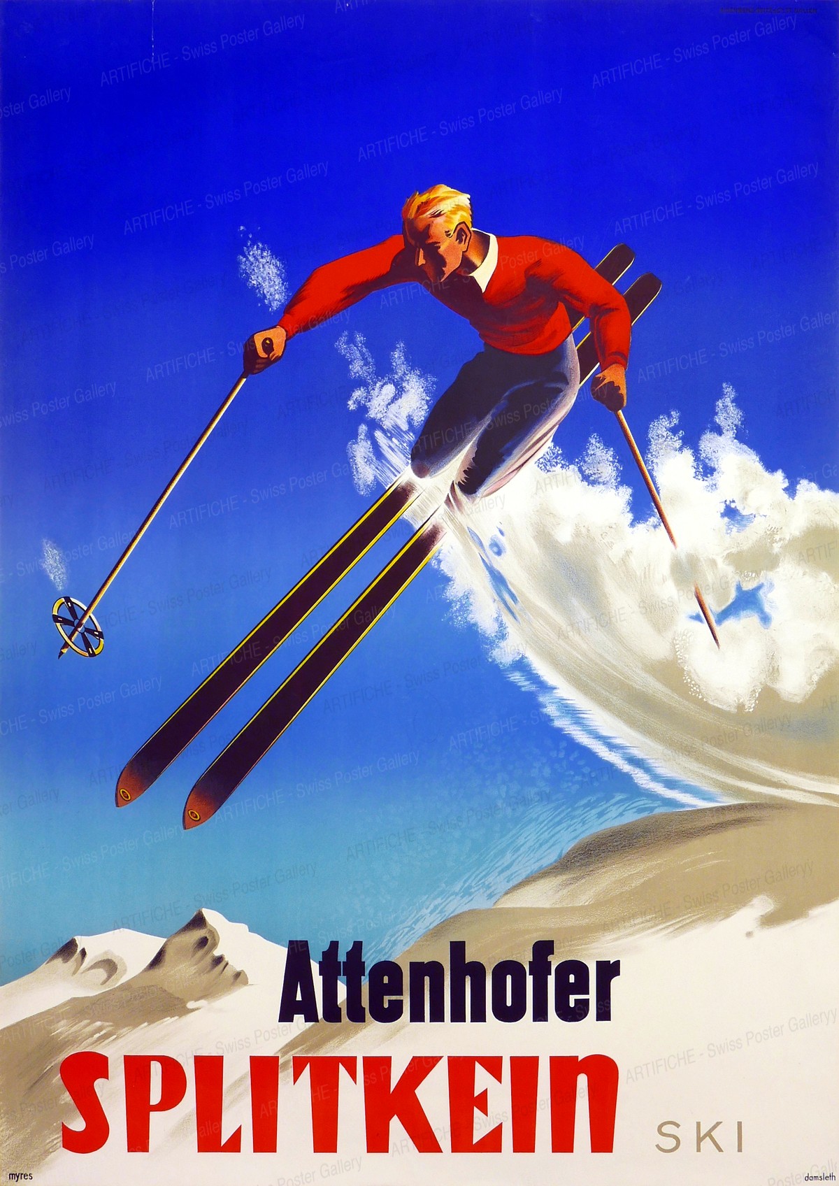 Attenhofer Splitkein Ski, Harald Damsleth