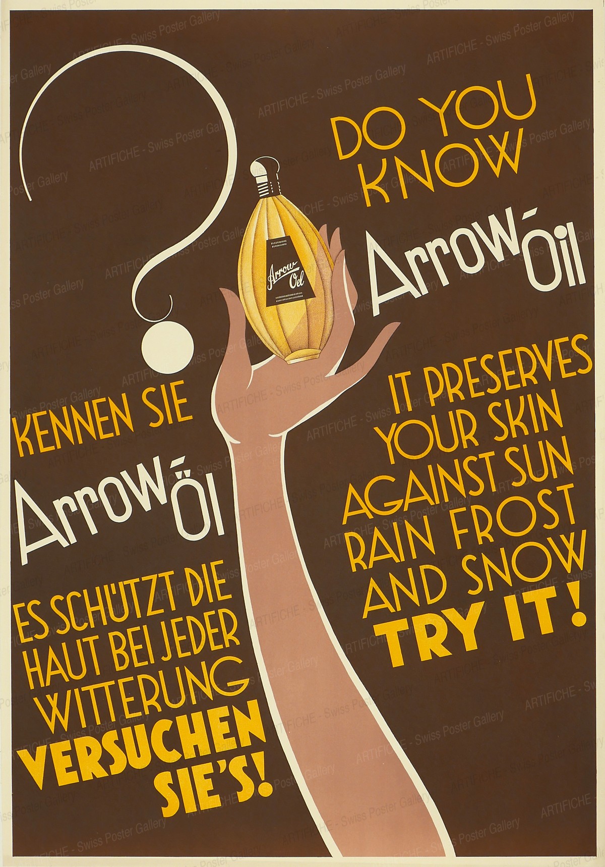 Do you know Arrow Oil, Artist unknown
