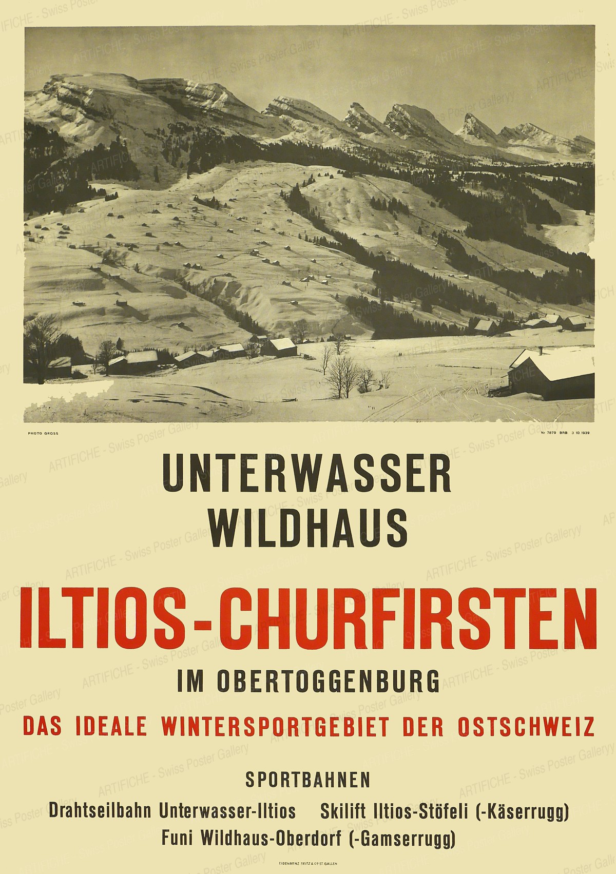 Unterwasser Wildhaus – Iltios-Churfirsten im Obertoggenburg