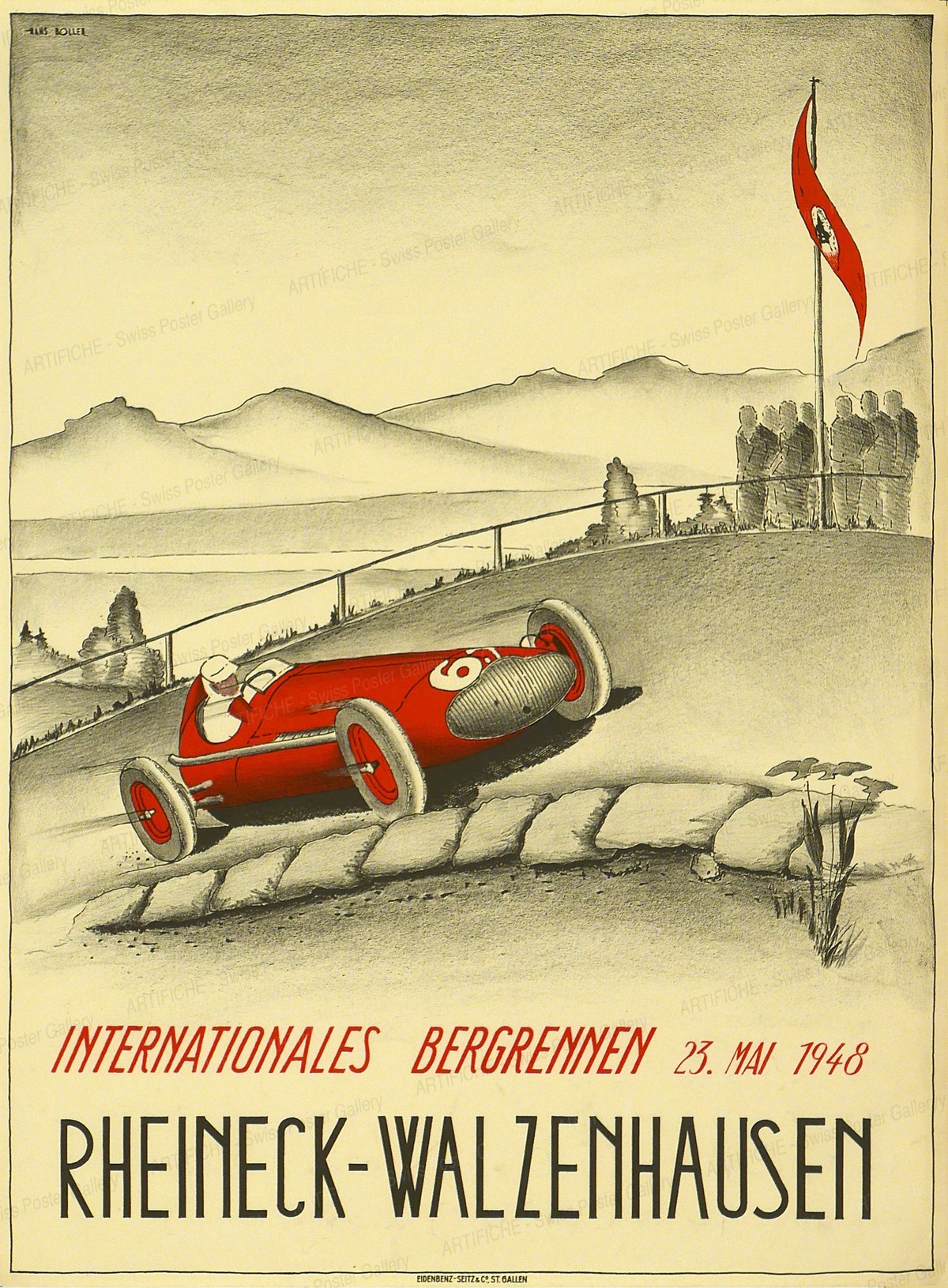 Internationales Bergrennen 23. Mai 1948 Rheineck-Walzenhausen