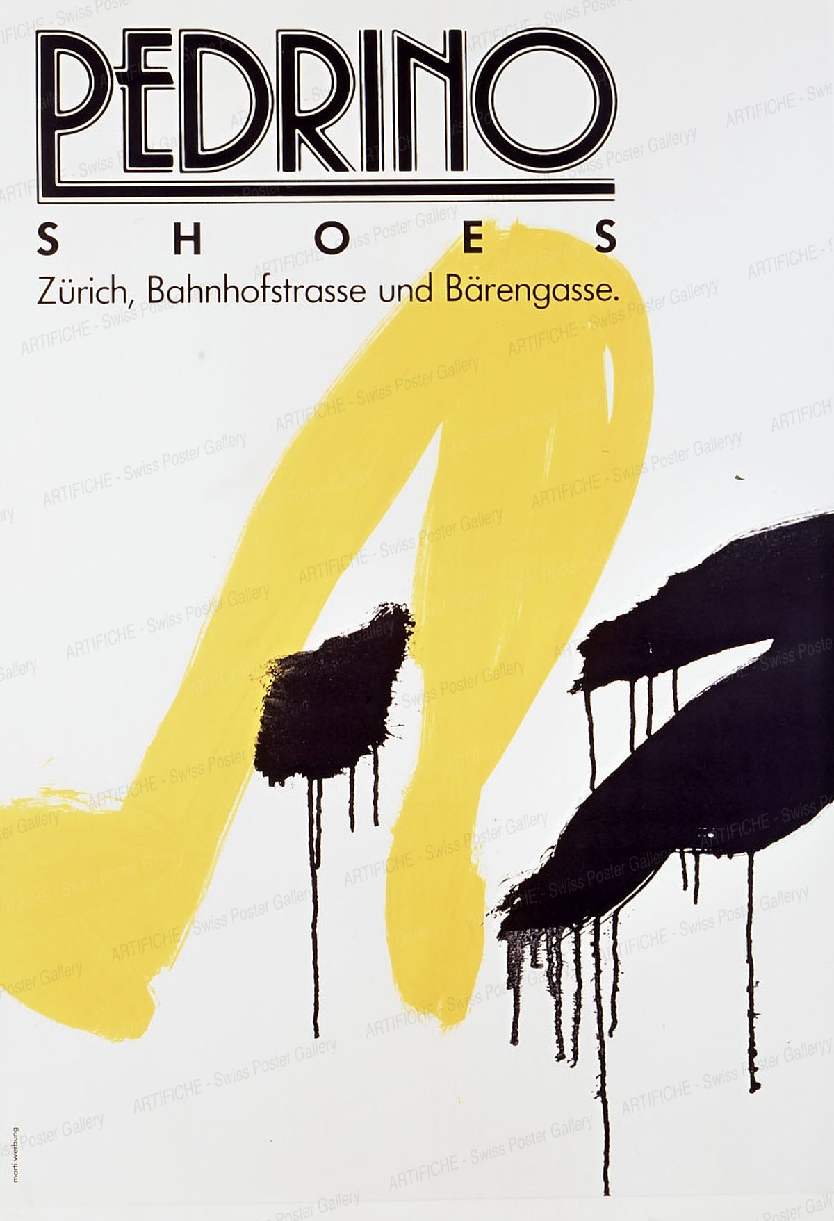 PEDRINO Shoes Zürich Bahnhofstrasse und Bärengasse, Peter Marti