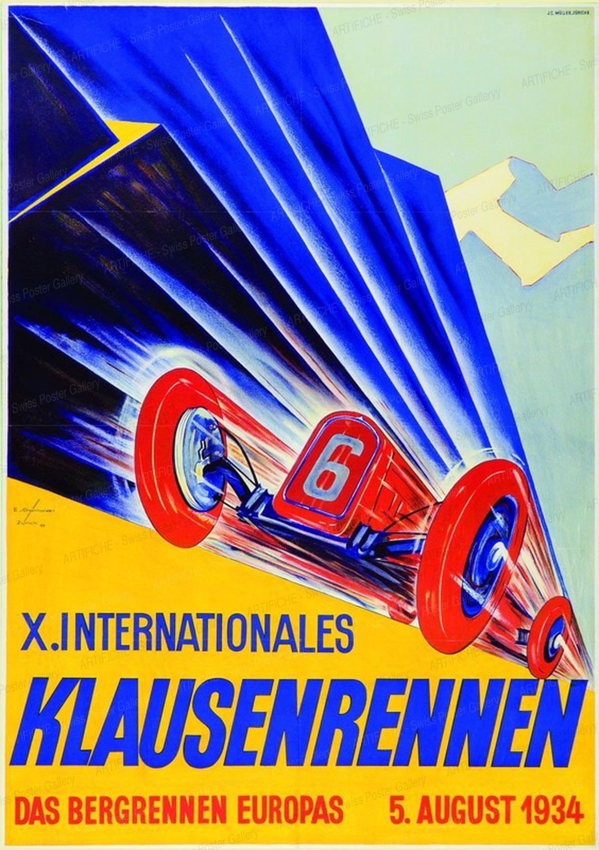 Xth Klausen International Motor Car Race 1934, Ernst Schönholzer