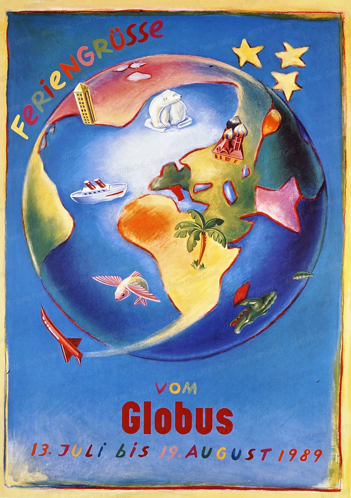 Magazine zum Globus – Feriengrüsse, Trix Wetter