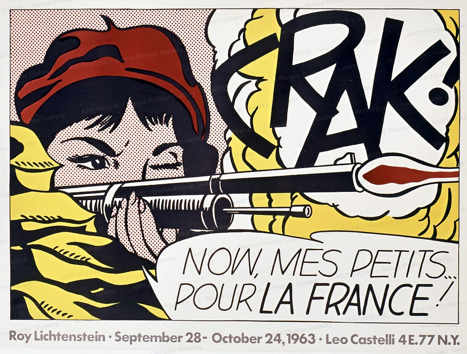 Crack – Now, mes petits pour la France !, Roy Lichtenstein