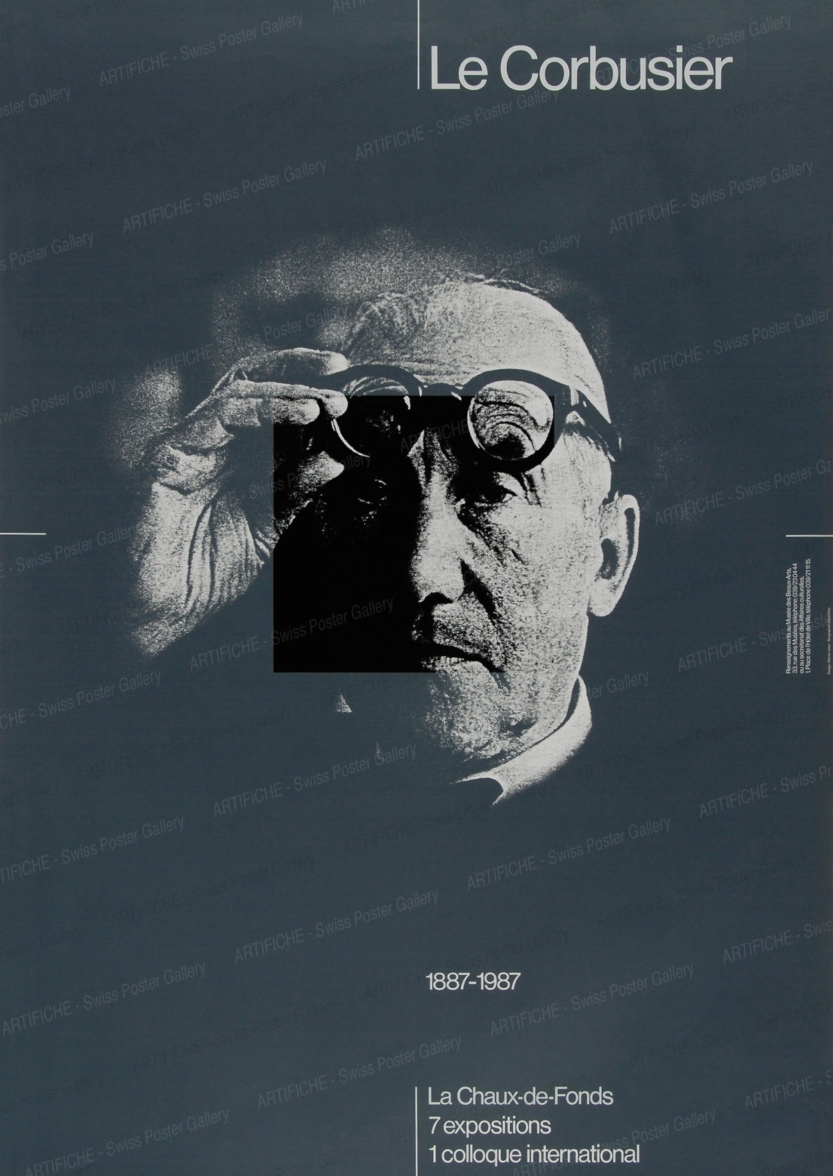 Le Corbusier – Comm.des Manifestations La Chaux de Fonds, Werner Jeker