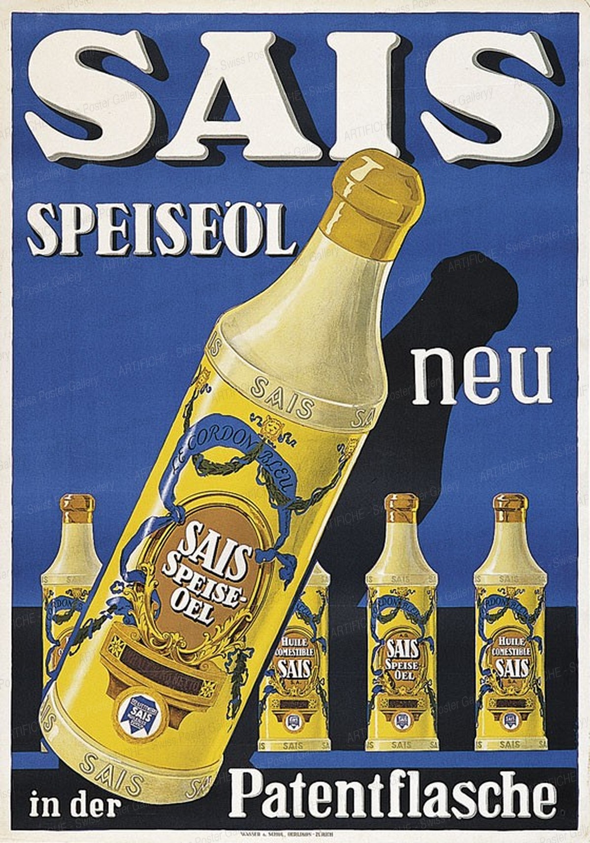 SAIS – Speiseöl neu in der Patentflasche, Artist unknown