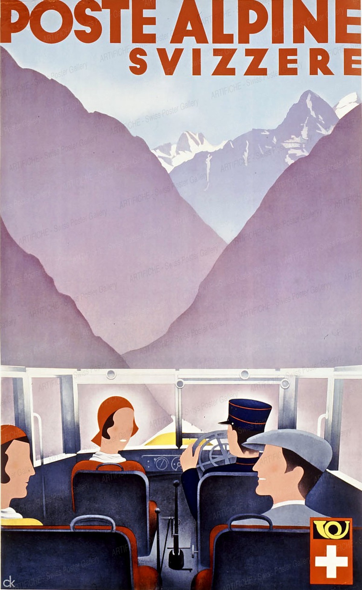 Swiss Alpine Postal Coaches, Charles Kuhn