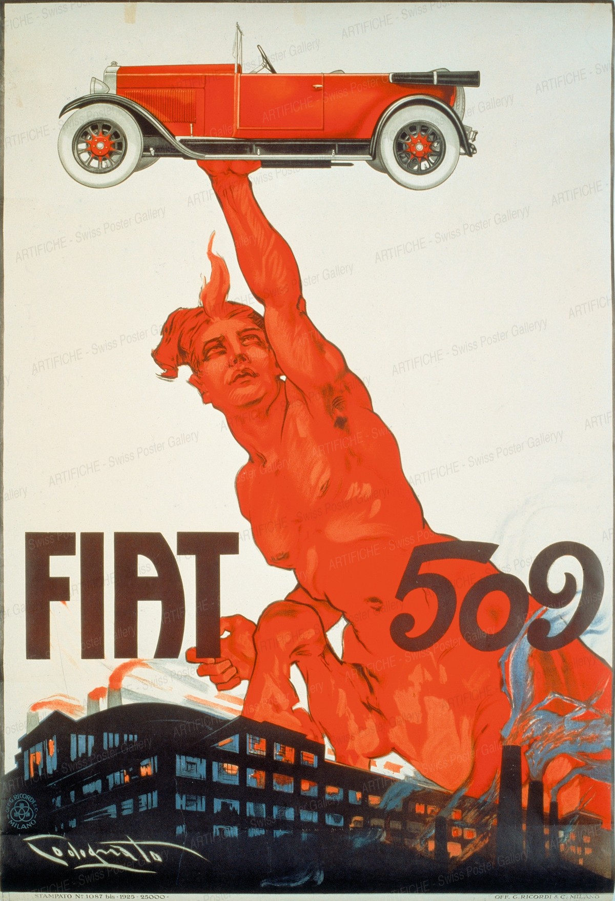 Fiat 509 – Il Centauro, Plinio Codognato
