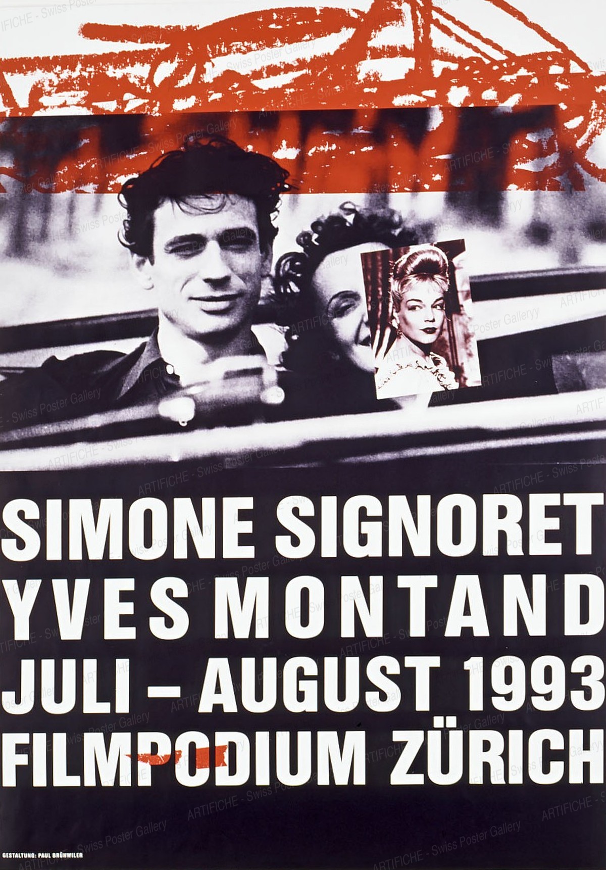 SIMONE SIGNORET – YVES MONTAND – Filmpodium Zürich, Paul Brühwiler