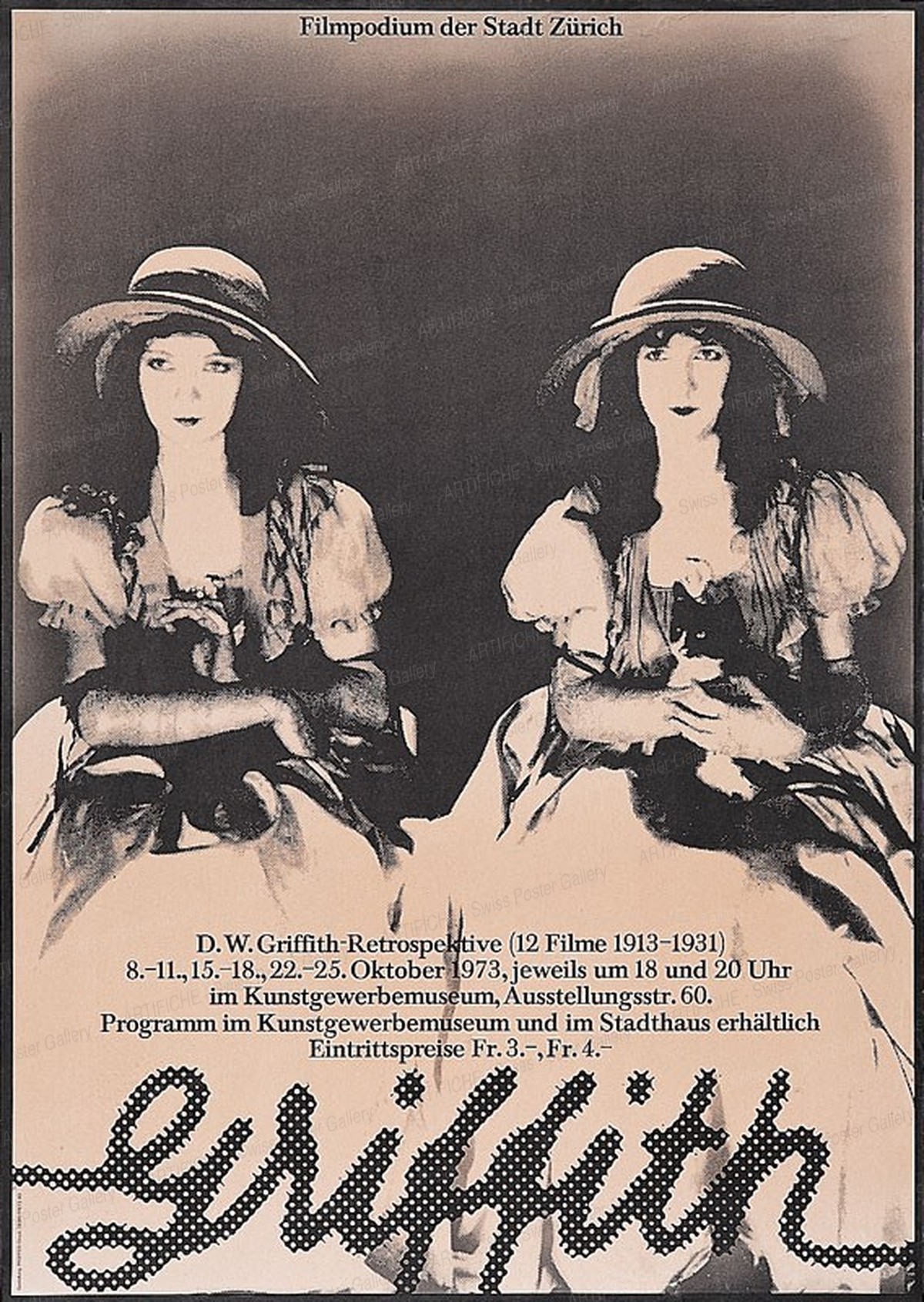 Filmpodium der Stadt Zürich – D.W. Griffith(1875-1948) – Retrospektive im Rahmen der Junifestwochen, Walter Pfeiffer
