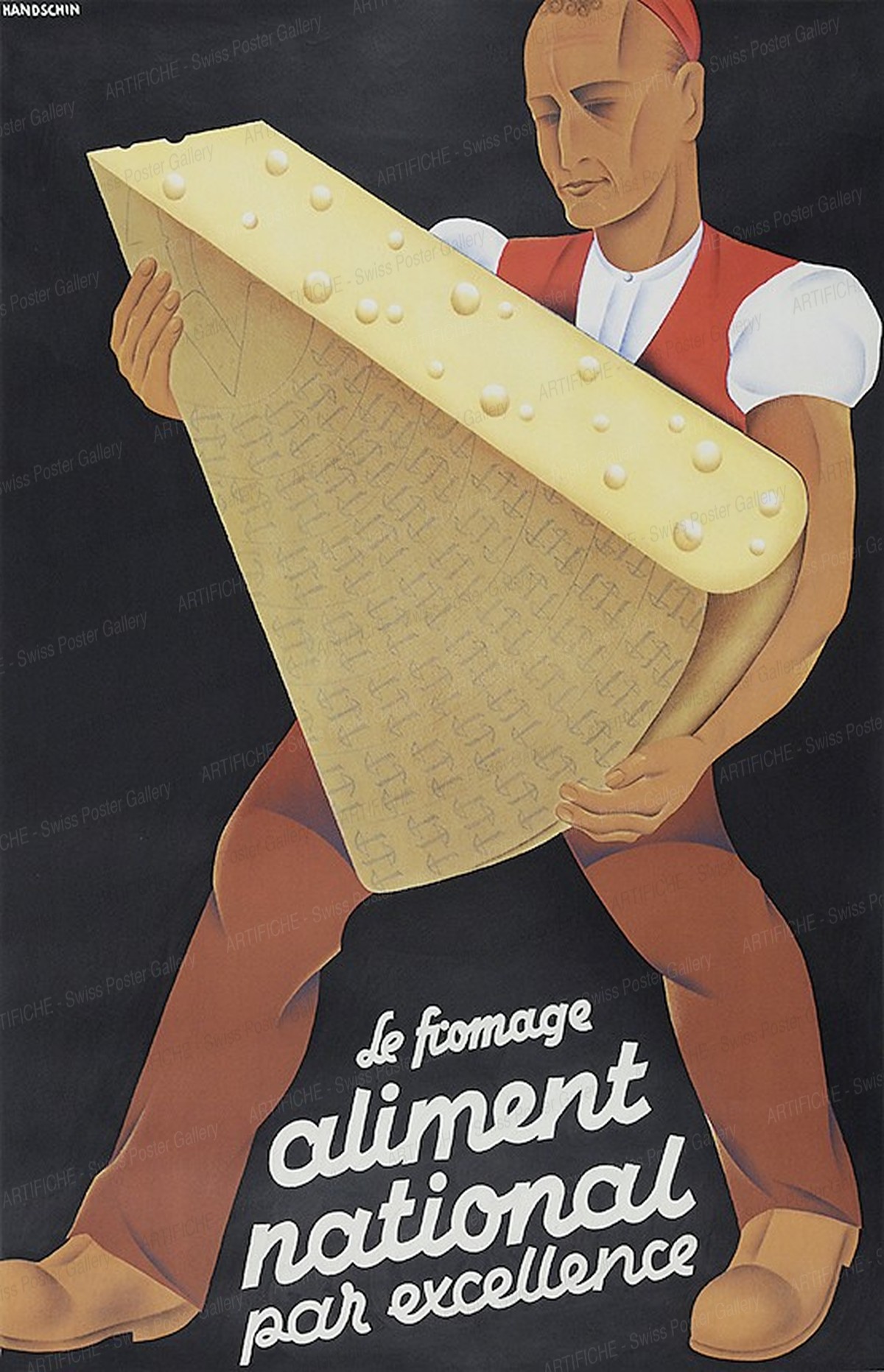 Le Fromage – aliment national par excellence, Johannes Handschin