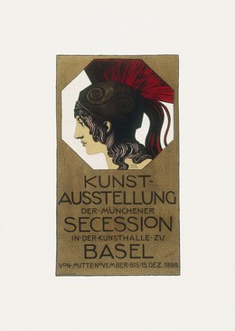 KUNSTAUSSTELLUNG DER MÜNCHNER SECESSION – in der Kunsthalle Basel 1898, Stuck, von, Franz