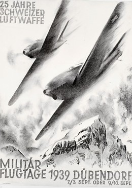 25 Jahre Schweizer Luftwaffe – Militärflugtage 1939 Dübendorf – 2./3. September oder 9./10. September 1939, Otto Baumberger