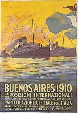 Buenos Aires – 1910 – Esposizioni Internat., Artist unknown