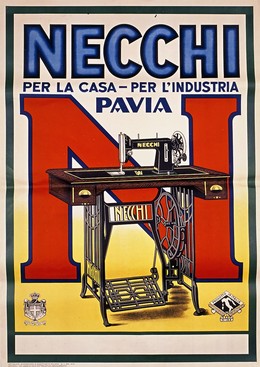 Necchi – Sewing machine, Artist unknown