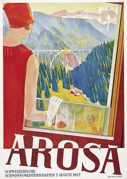 AROSA – Schweizerische Schwimmmeisterschaften – 7. August 1927, Edouard Stiefel