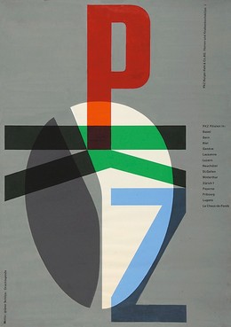 PKZ – Original layout/on black canvas, Carlo Vivarelli