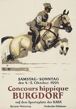Concours hippique BURGDORF 1924, Iwan Edwin Hugentobler