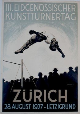 III. Eidgenössicher Kunstturnertag – Zürich – 28. August 1927 Letzigrund, Alex Walter Diggelmann