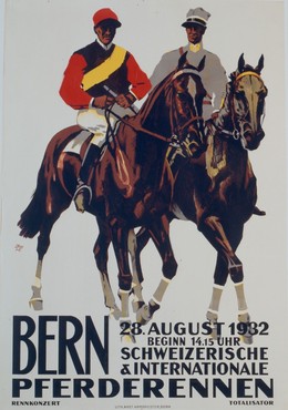 Berne, Horse Racing,1932, Iwan Edwin Hugentobler