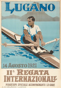LUGANO – IIa Regata Internazionale – 14 Agosto 1921, Monogram H.B.