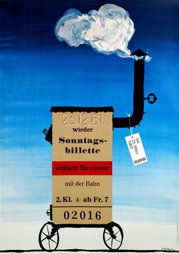 23.12.61 – Wieder Sonntagsbillete mit der Bahn, Rolf Gfeller