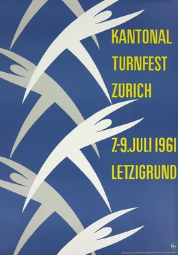 KANTONAL TURNFEST ZURICH 7.-9. Juli 1961 LETZIGRUND, Alex Walter Diggelmann