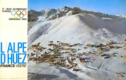 L’Alpe d’Huez – France Isère – Xe Jeux Olympiques d’hiver Grenoble 1968, Alain (Photo) Perceval