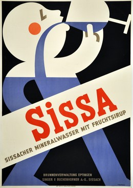 Sissa Mineral water with fruit syrup, Paul Bachmann