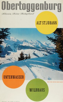 Obertoggenburg – Alt St. Johann – Unterwasser – Wildhaus, Ammann, Max, 20. Jh.