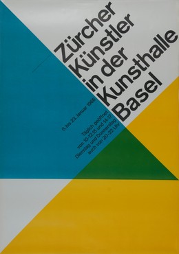 Zürcher Künstler in der Kunsthalle Basel 6. bis 2. Januar 1966, Hans Neuburg