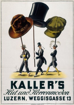 Kaller’s Hut und Herrenmoden Luzern Weggisgasse 13, Artist unknown