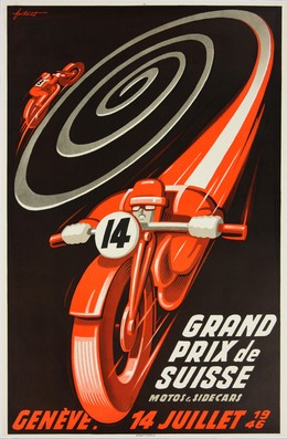 Grand Prix de Suisse – Motos & Sidecars – Genève, 14 juillet 1946, Noël Fontanet