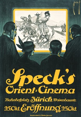Speck’s Orient-Cinema Bahnhofplatz Zürich, Ernst Dryden